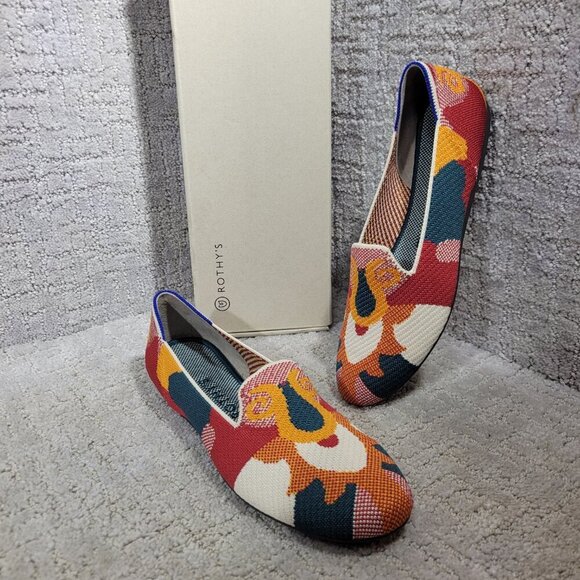 Rothy's The Loafer Moroccan Amber Round Toe Slip on Shoes Women's Multiple Sizes - Picture 9 of 13